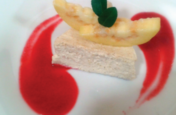 mousse de guayaba y queso